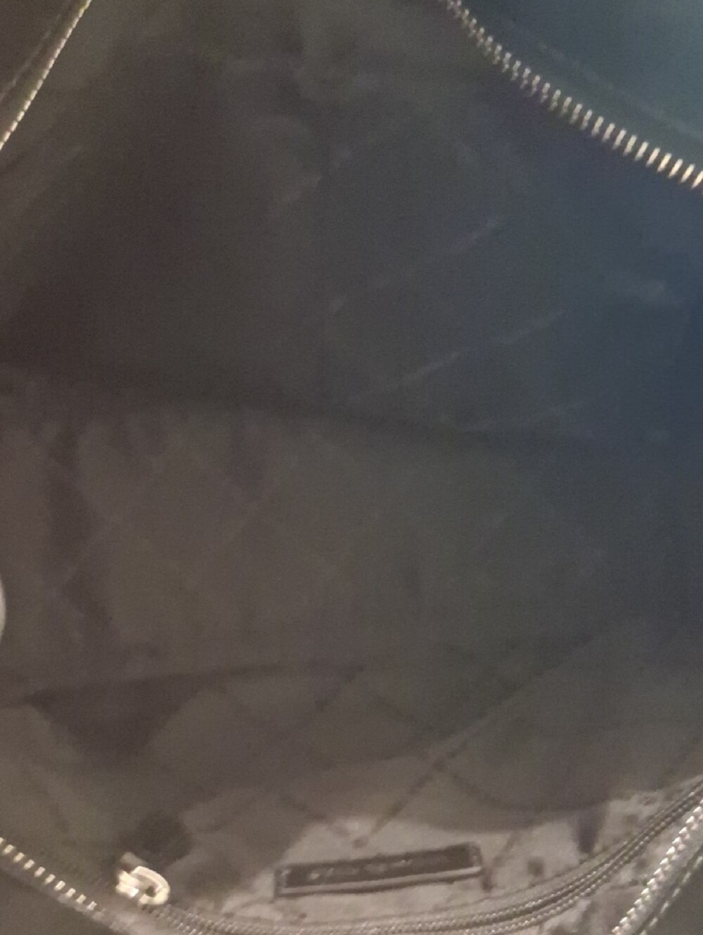 Michael Kors Black MK Logo Chain-Accent Tote 10x14x5 Approx. Measurements - Picture 7 of 13